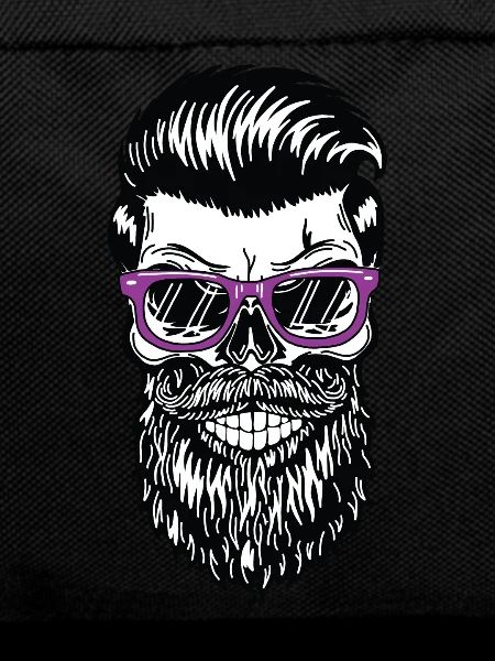 Cool beard skull