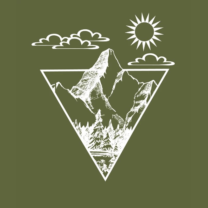 Nature sun cloud mountain tree forest sky gift