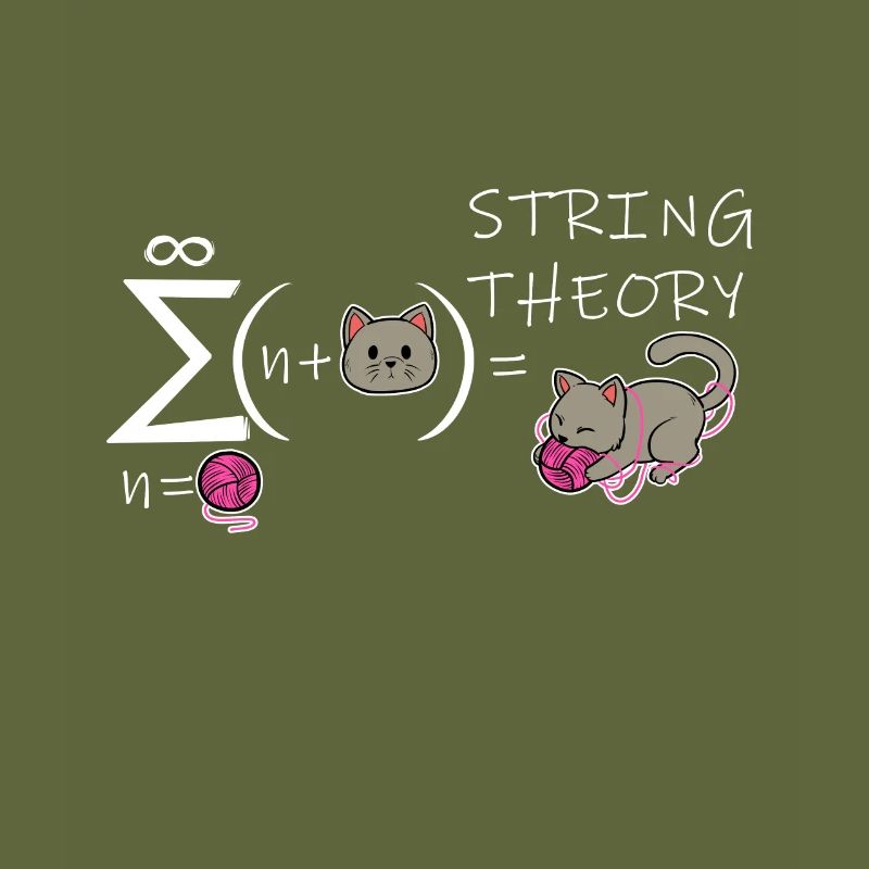 String Theorie Katzen Physik Quanten Katze Formel