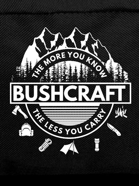 Wilderness bushcraft adventure nature backpack