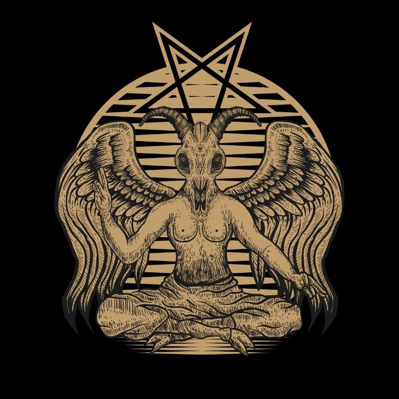 Baphomet Satan Devil Lucifer Demon 666 Gift