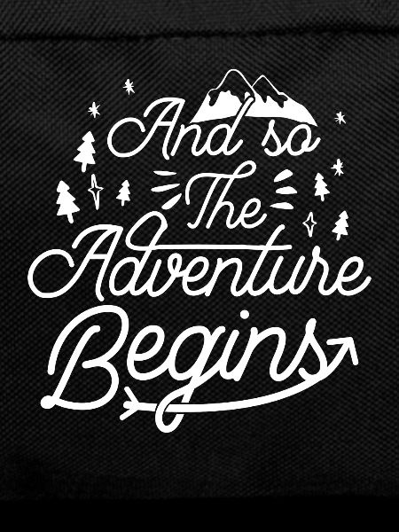 And so begins the adventure