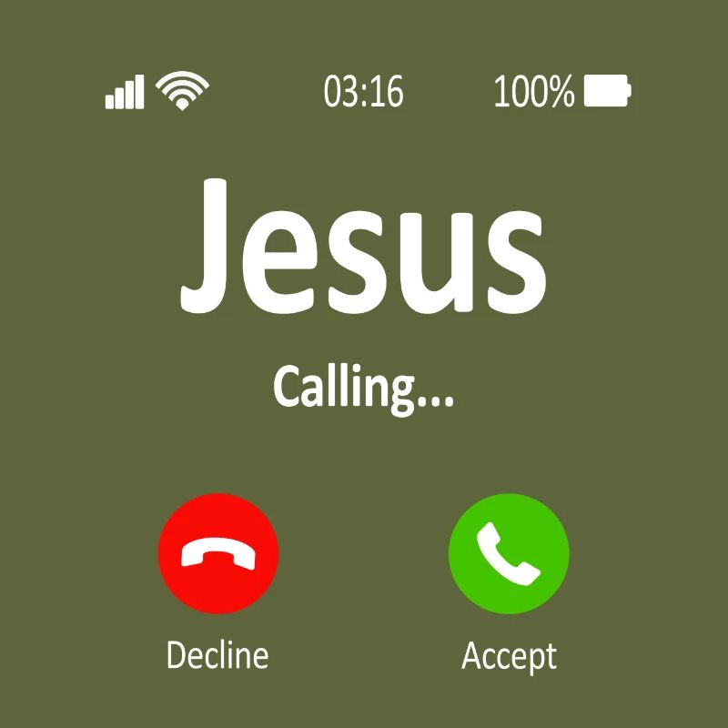 Jesus Is Calling Funny Religious Gift