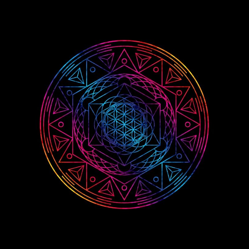 Heilige Geometrie TetraFlower