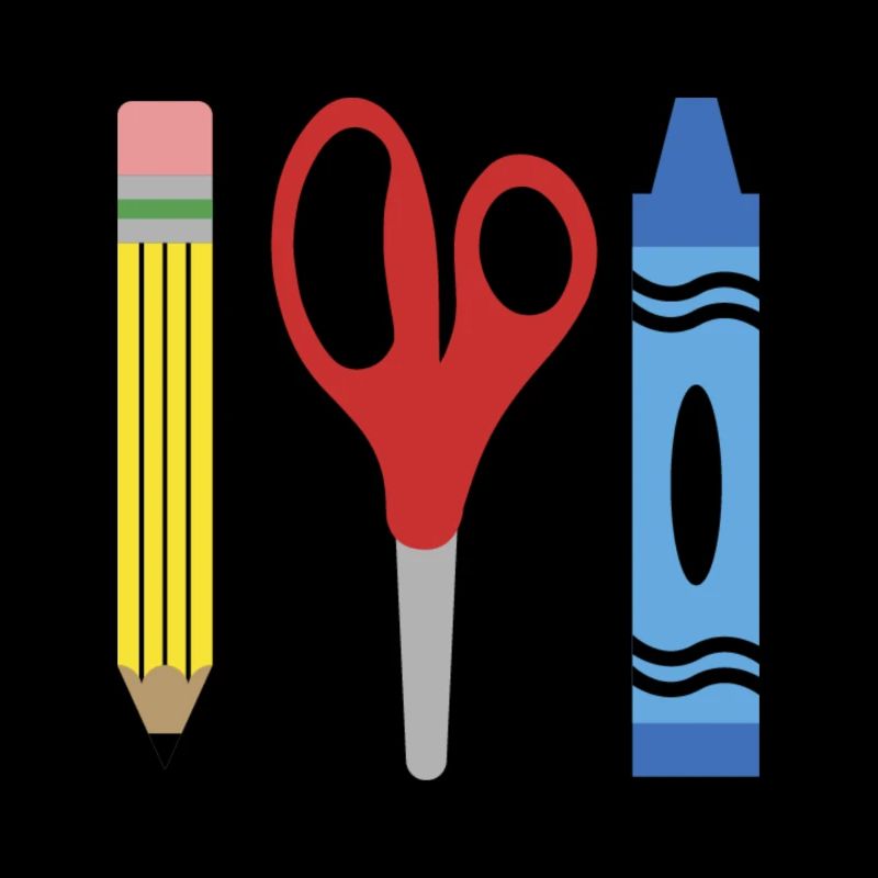 SCHULSACHEN STIFT SCHERE MARKER