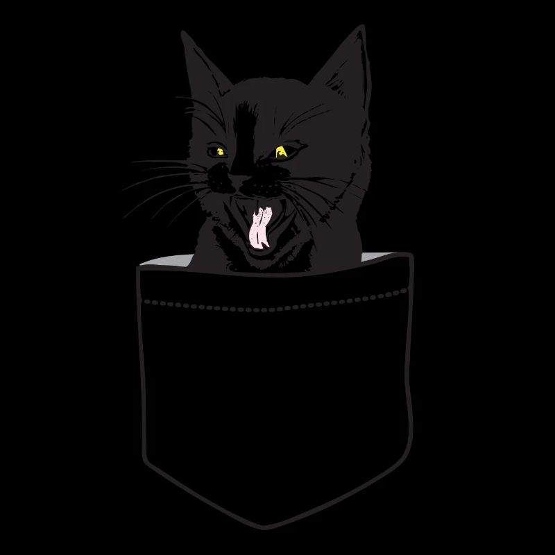 Cats - Angry Cat Pocket