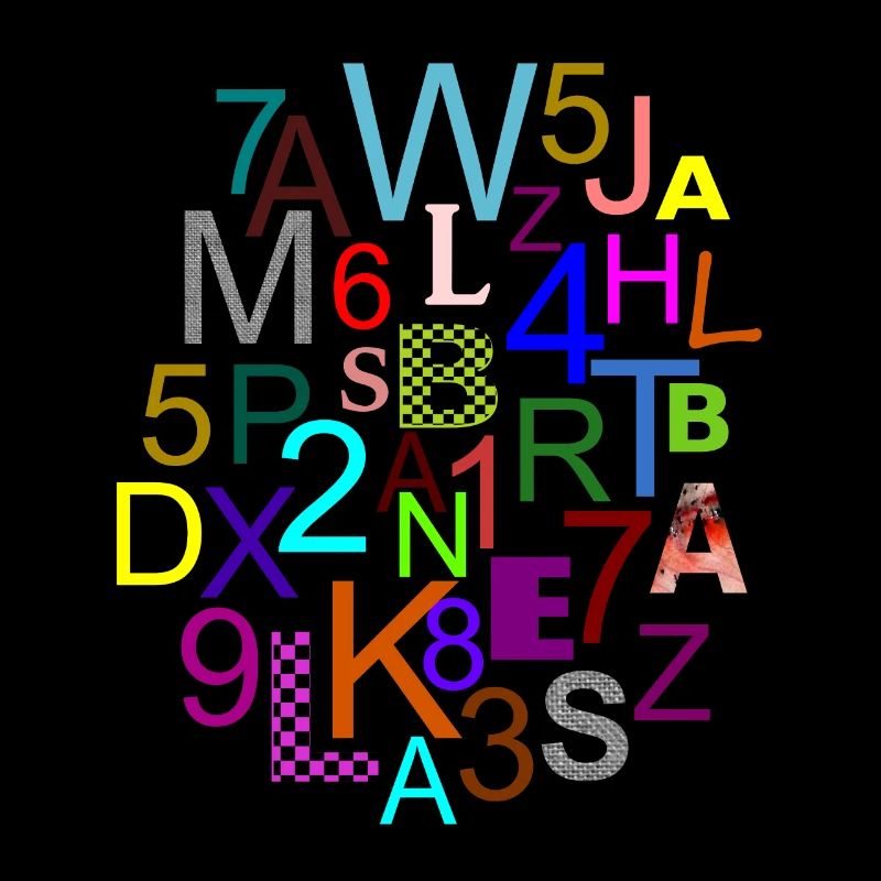 Fleda Maus Design: Buchstaben - Zahlen - mix