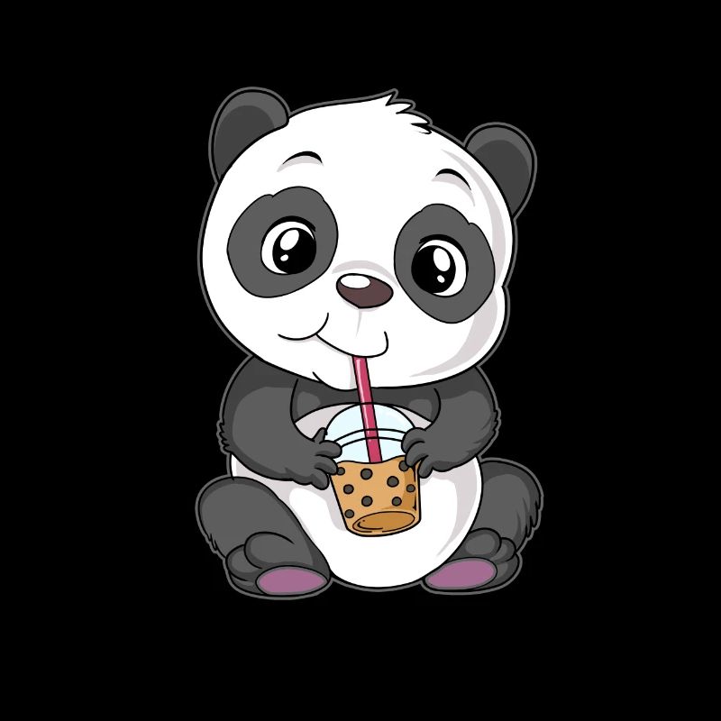 Panda Schoko Shake Bubble Tea Bärchen Schokolade