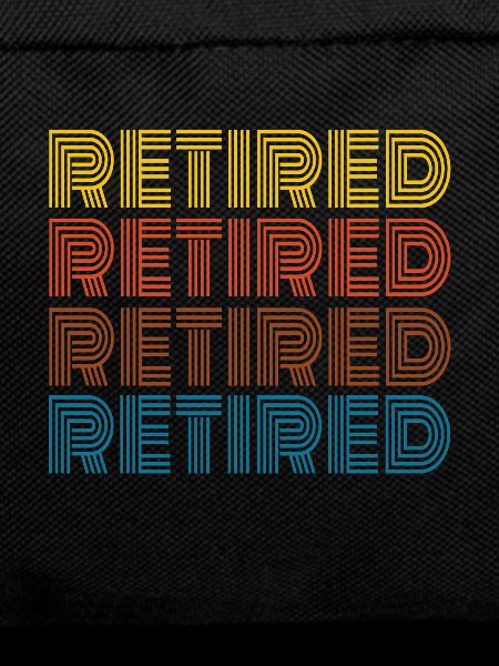 Retirement Pension Retiree Retro Style