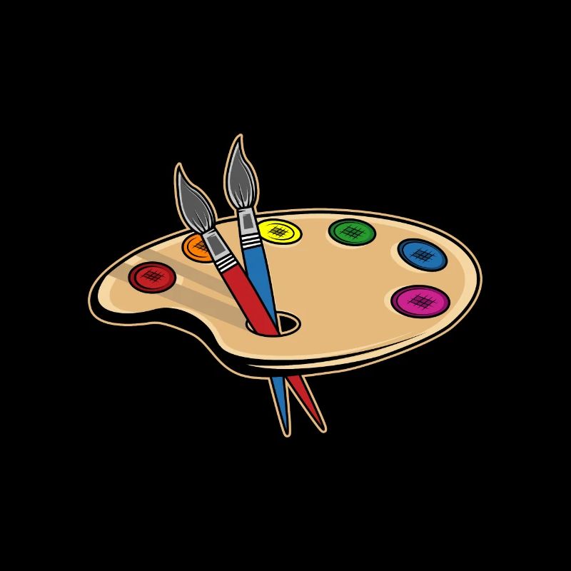 Farbpalette Künstler oder Maler Geschenk