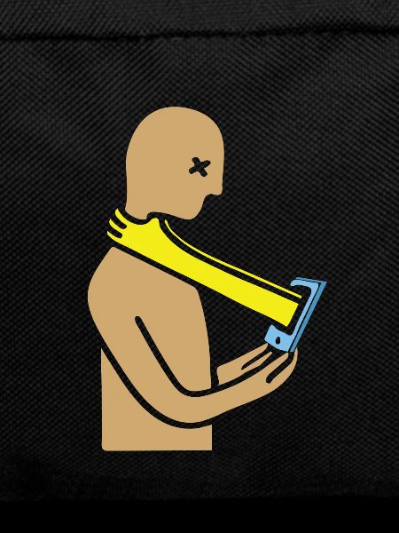 Gagging smartphone head