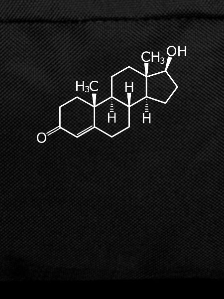 Testosterone structural formula