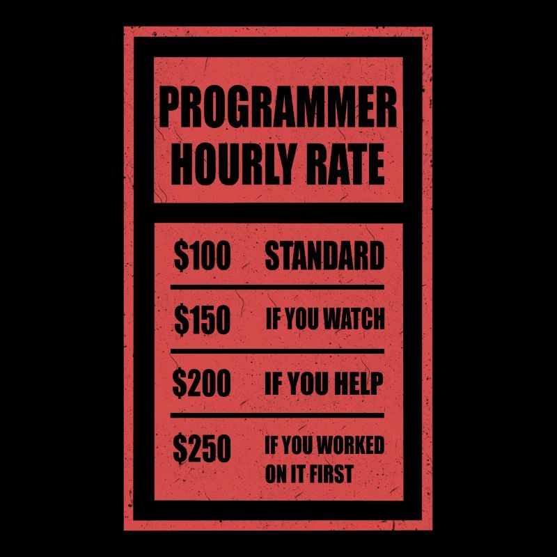 Programmer hourly rate programmer