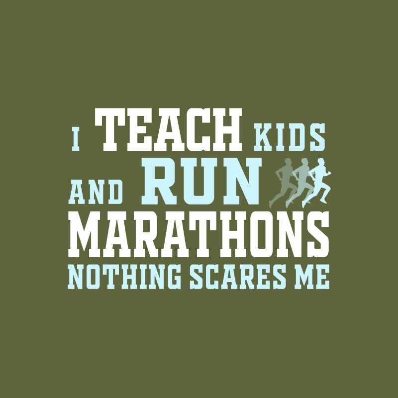 TShirt de marathonien pour enseignants