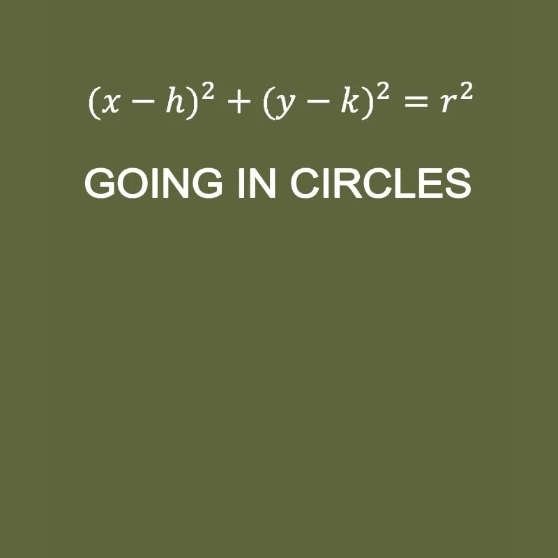 Circular formula math teacher engineer geek
