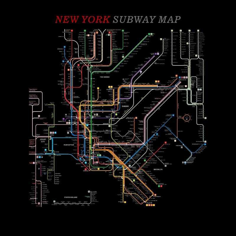 New York Metro Subway subway timetable