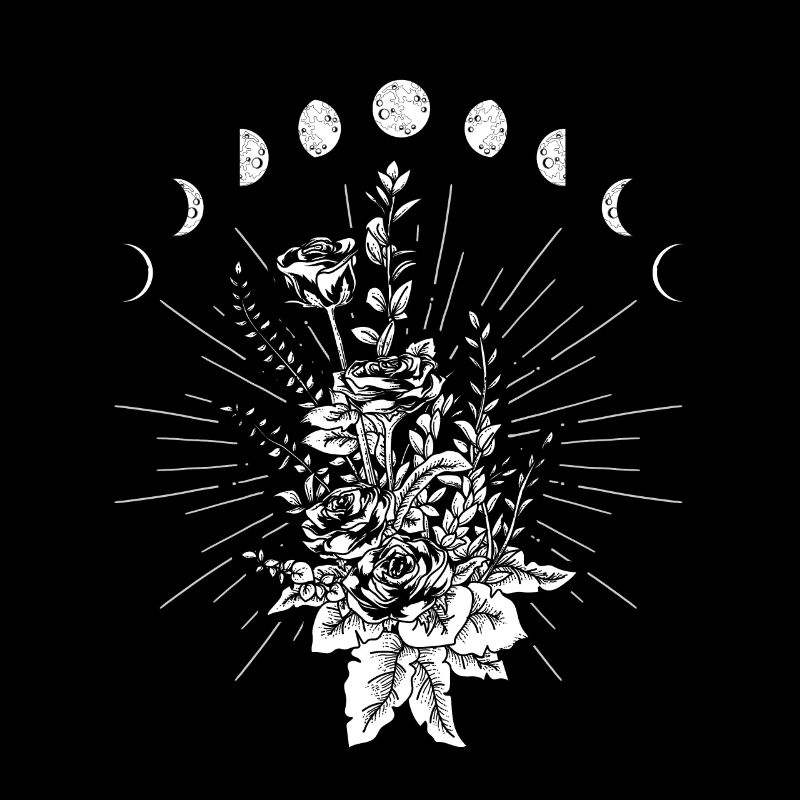 Okkulte Mondphasen moon rose