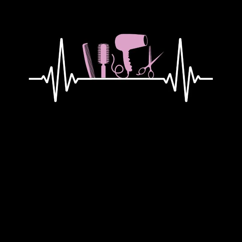 Ciseaux à brosse pour coiffeur Heartbeat
