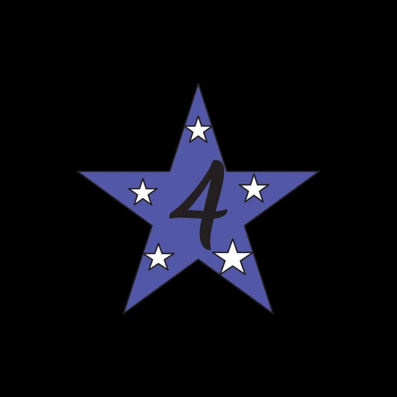 Motif étoile avec un 4e