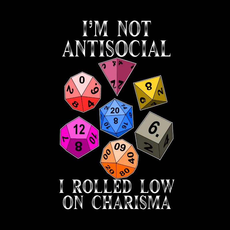 Stylo et papier RPG Dice Charisma