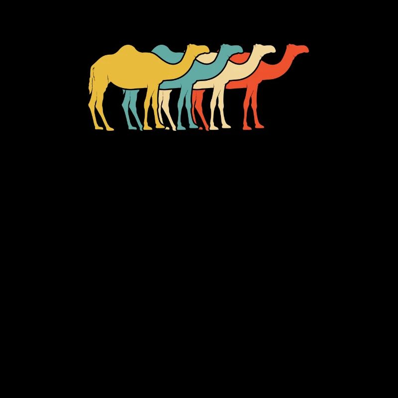Vintage Retro Pop Art Camel Dromedary Gift Idea