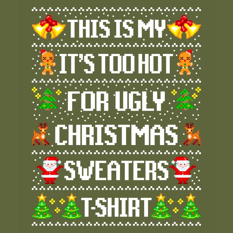 Hässlicher Pullover mit Weihnachtshumor