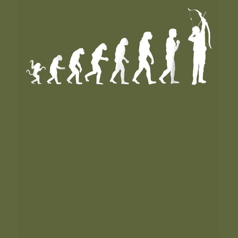 Évolution drôle de tir à l'arc pour les chasseurs à l'arc