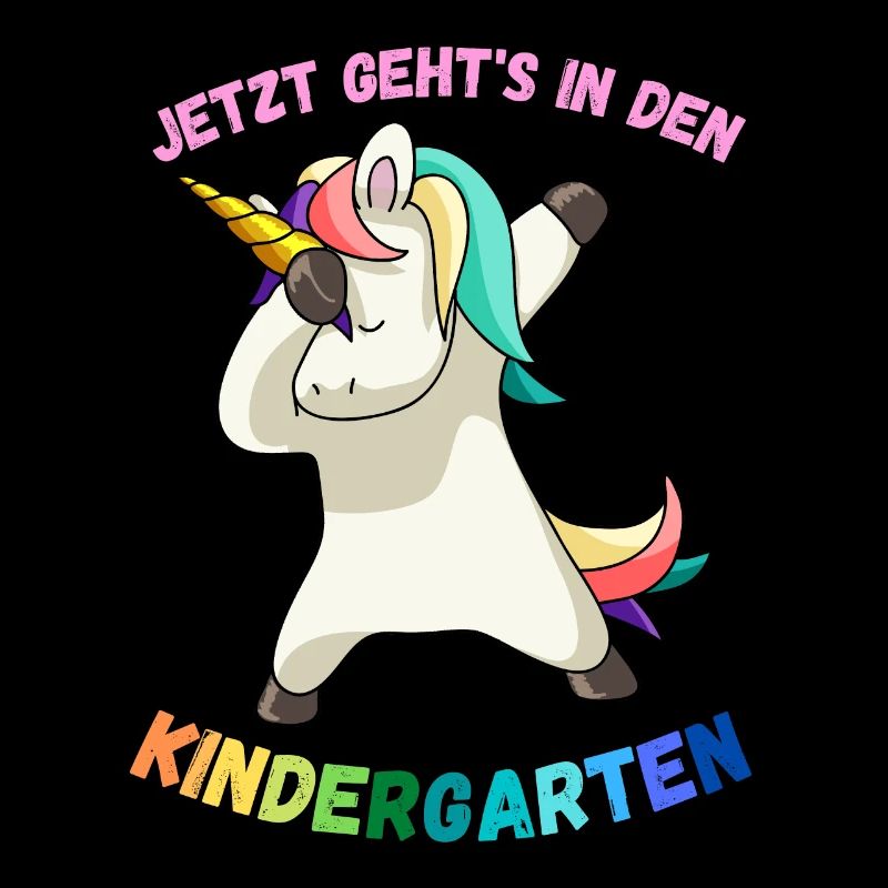 Kindergarten Dabbendes Einhorn Magisch Pegasus