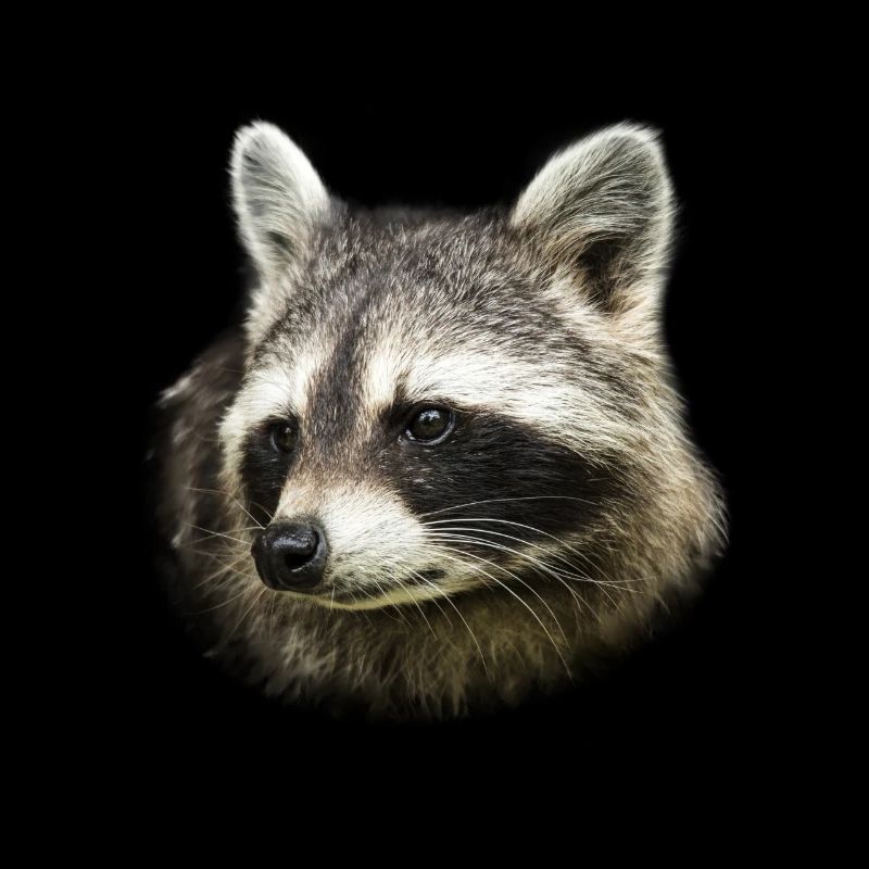 Waschbär Schupp Illustration Design Geschenk