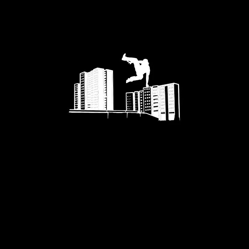 Parkourläufer Hochhäuser 1er course d’obstacles Parkour