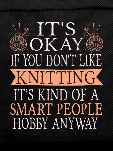 Knitting funny