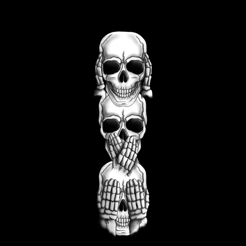 Skull senses vertical