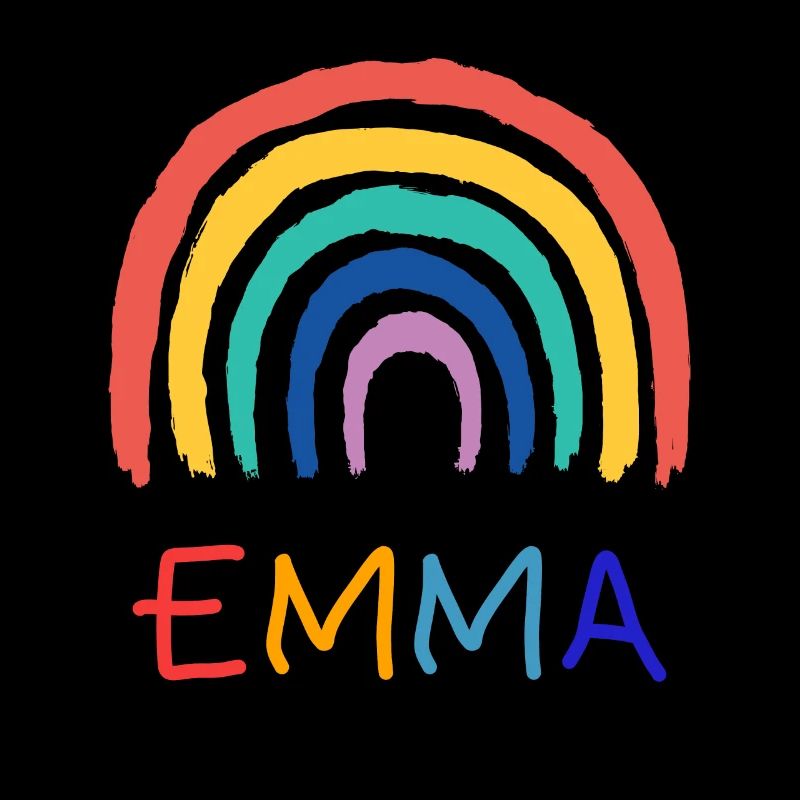 Emma Mädchen Name Kinder Regenbogen