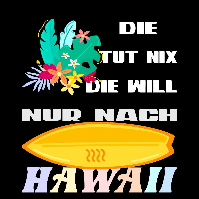 Hawaii Honolulu Hawaiian Geschenk