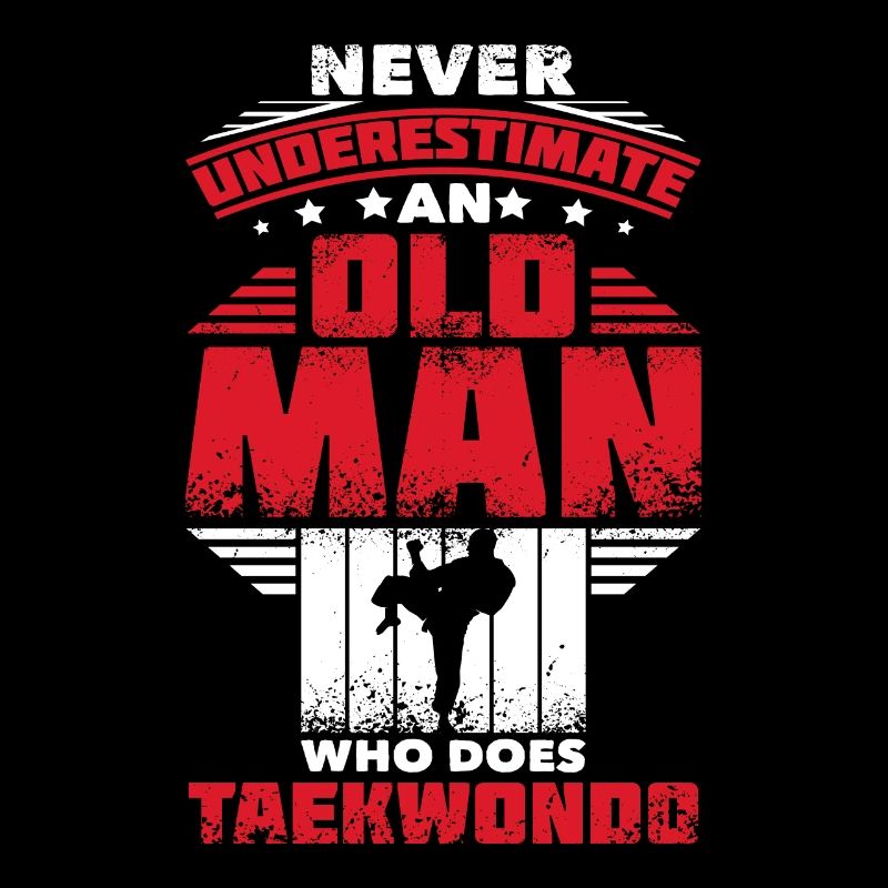 Taekwondo old man