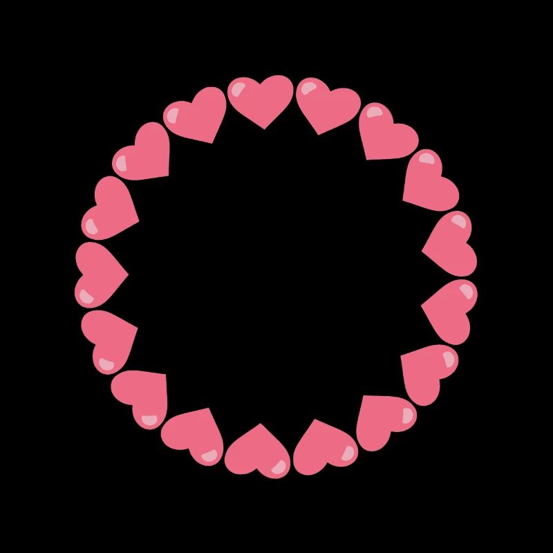 Heart Circle Symbols