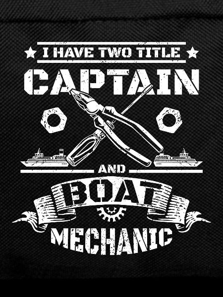 Captain and boat mechanic