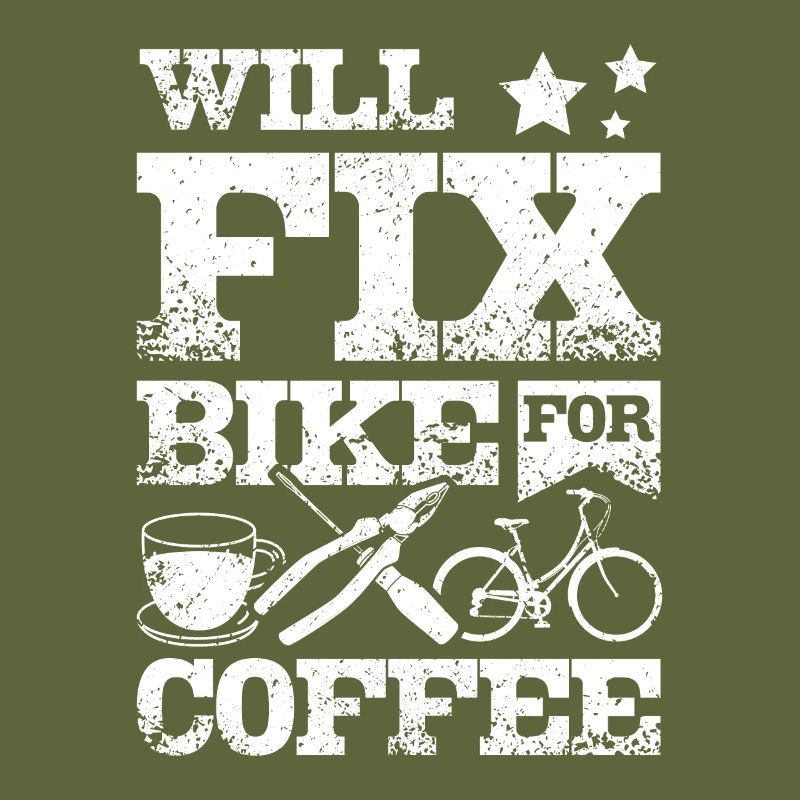 Will fix bike for coffee