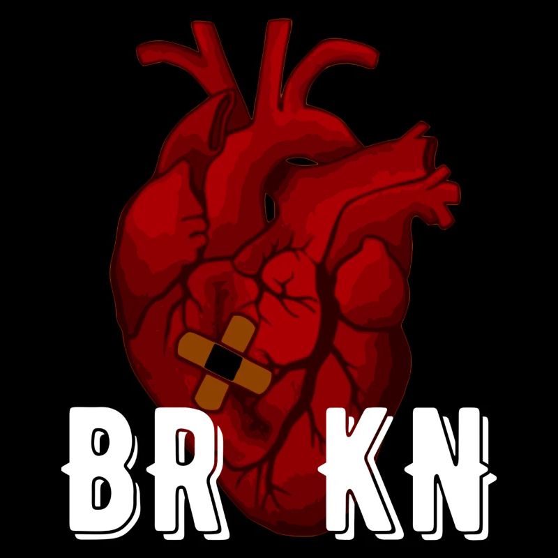 BRKN Broken Heart Anatomical