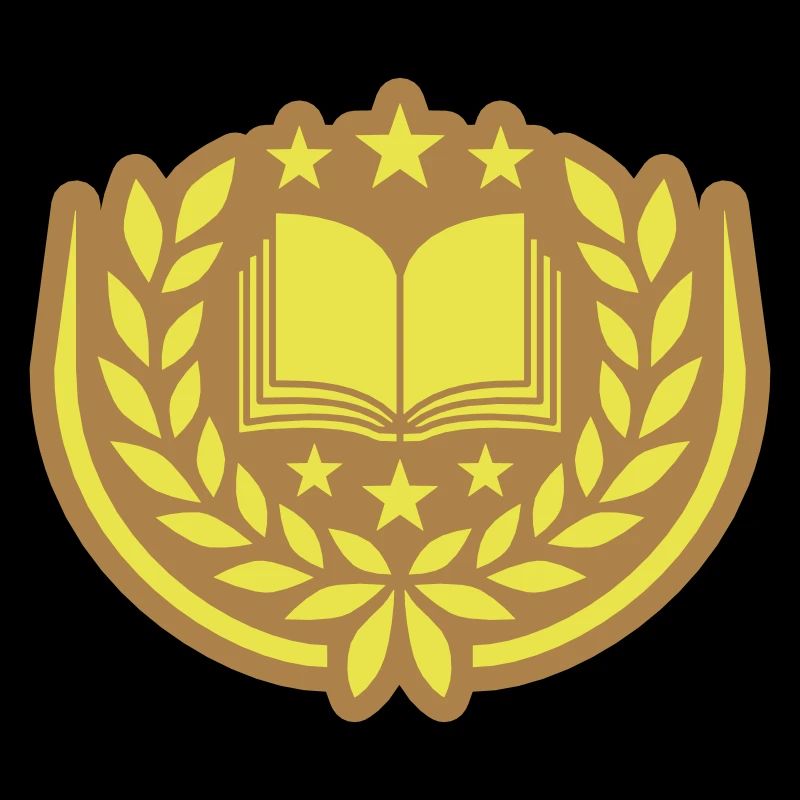 Emblem Book Stars Laurel Wreath