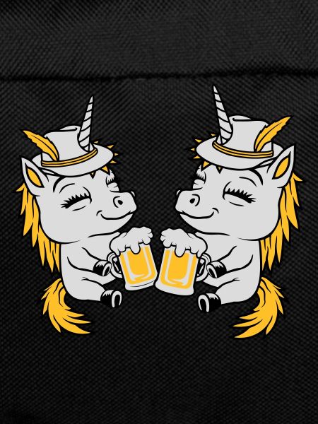 Einhorn Freunde Bier Anstoßen