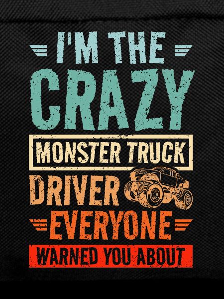Crazy Monster truck driver