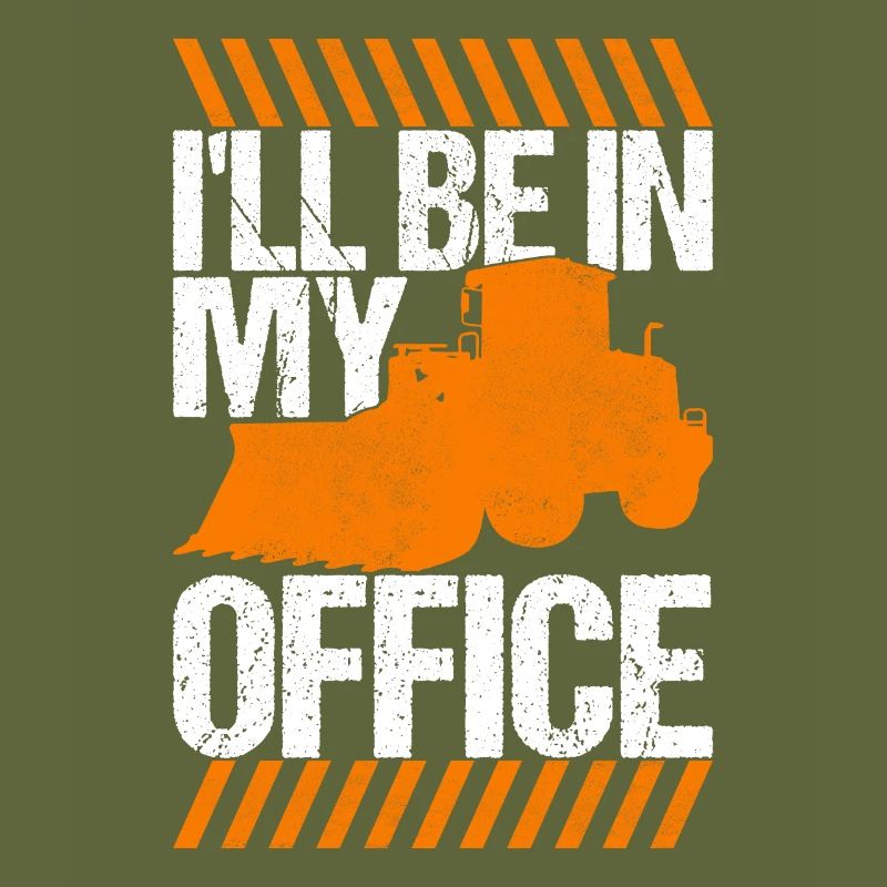 Baustelle Bagger Baggerfahrer