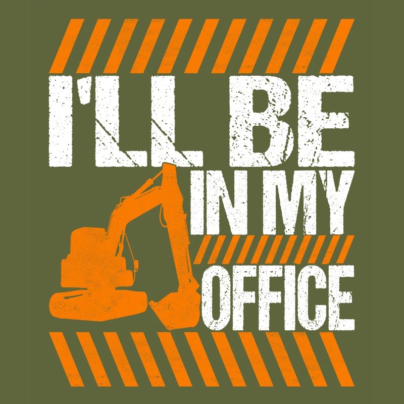 Baustelle Bagger Baggerfahrer