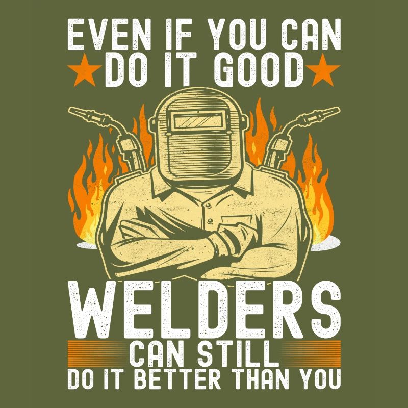 Welder welding
