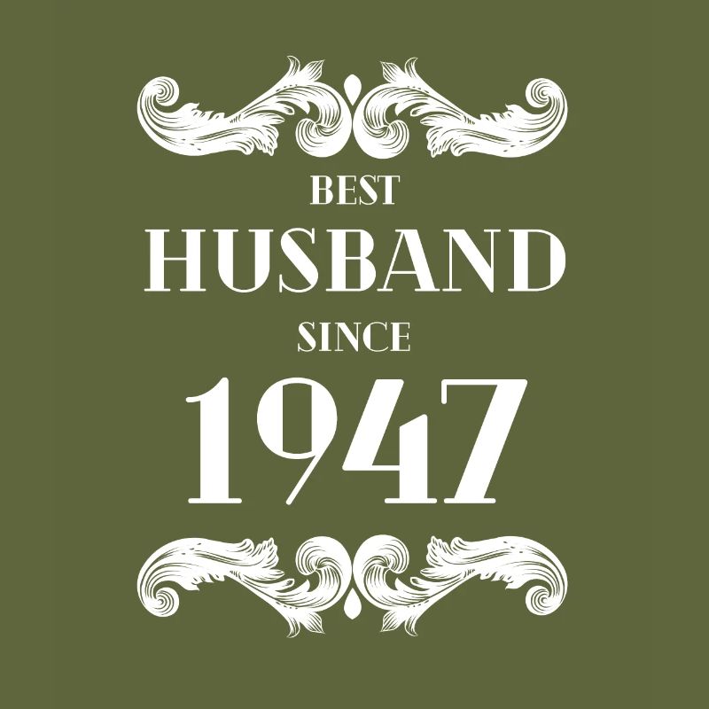 Bester Ehemann seit 1947 Hochzeitstag