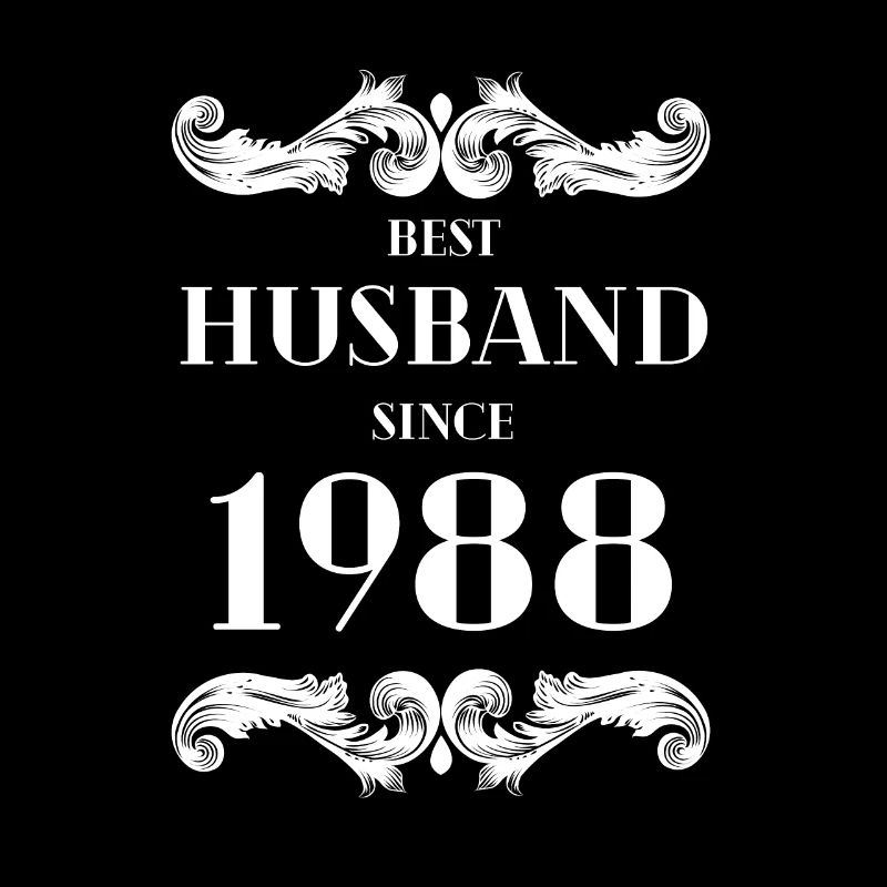 Bester Ehemann seit 1988 Hochzeitstag