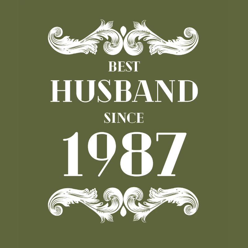 Bester Ehemann seit 1987 Hochzeitstag