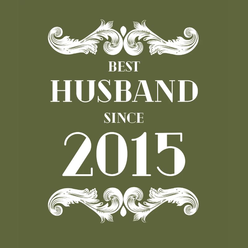Bester Ehemann seit 2015 Hochzeitstag