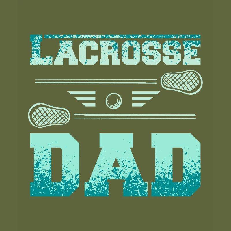 Fathers Day Daddy Lacrosse Dad